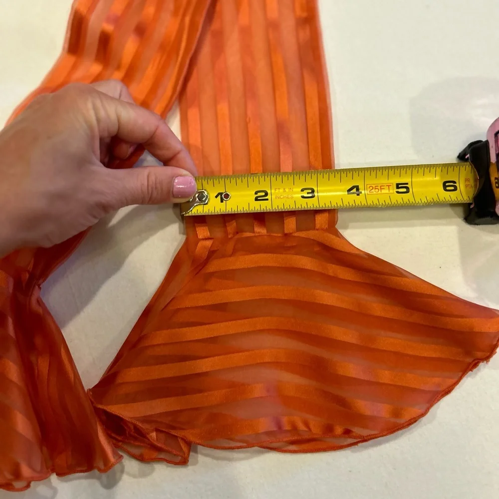 Vintage Shiny Rust Necktie